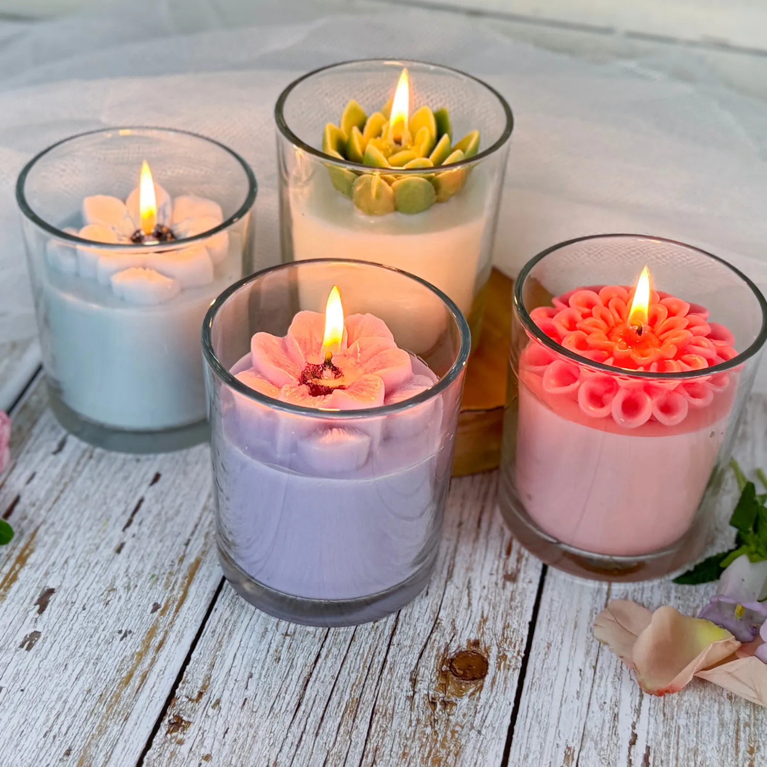 10 oz. Flower Market Art Candle Collection