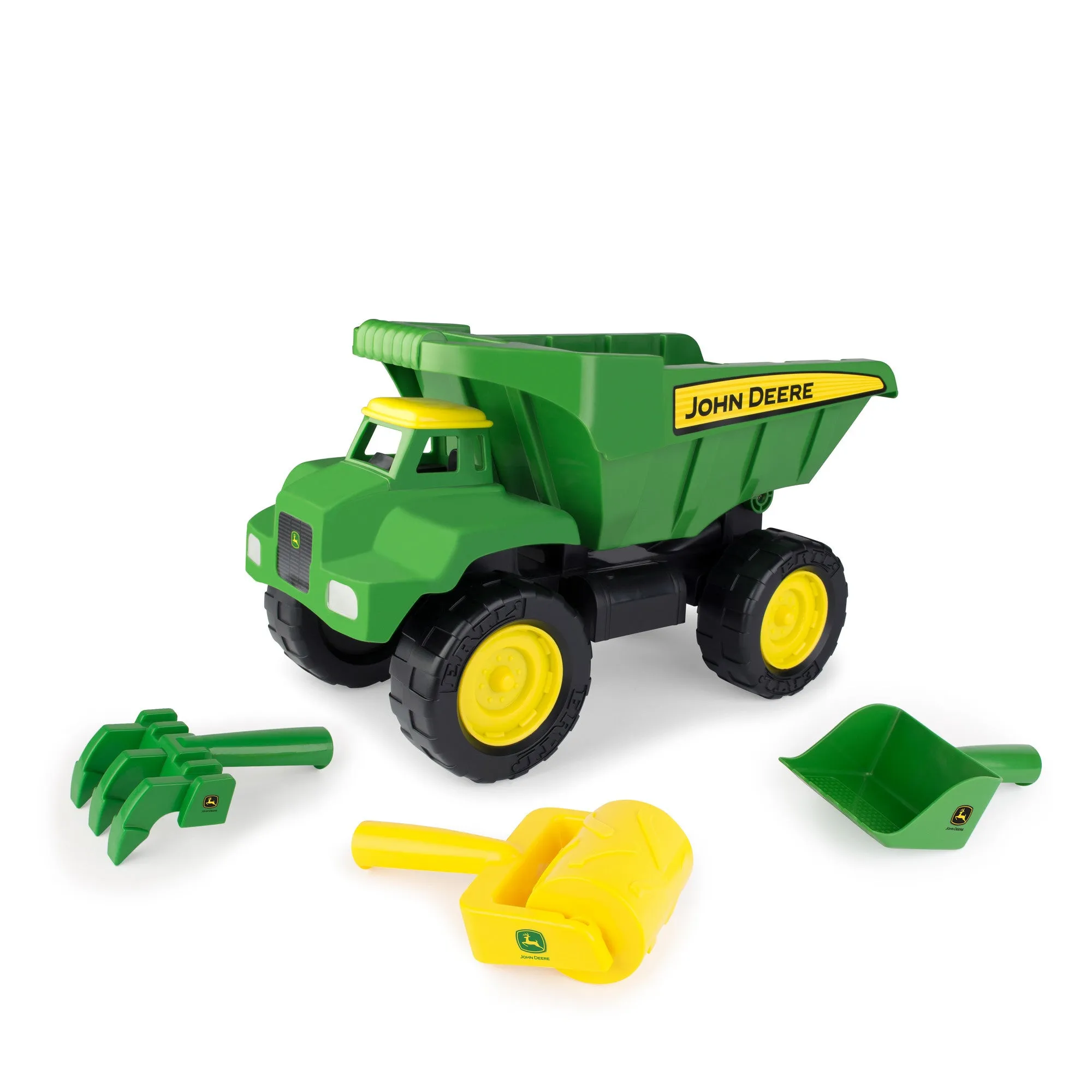 15 In. John Deere Big Scoop Dump Truck & Sand Tools 46510