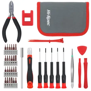 38pc Computer and Electronics Repair Tool Kit Set. Precision Tools for Techical Work