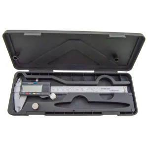 6" Digital Caliper with Extra Battery and Case