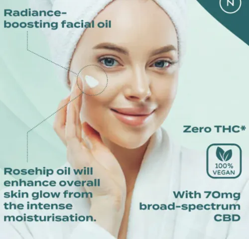 70mg CBD Nutri-glow Facial Oil with Marula | 30ml