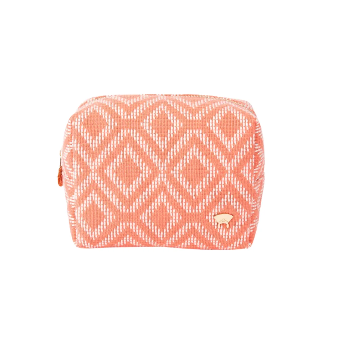 Abike Makeup Pouch - Coral