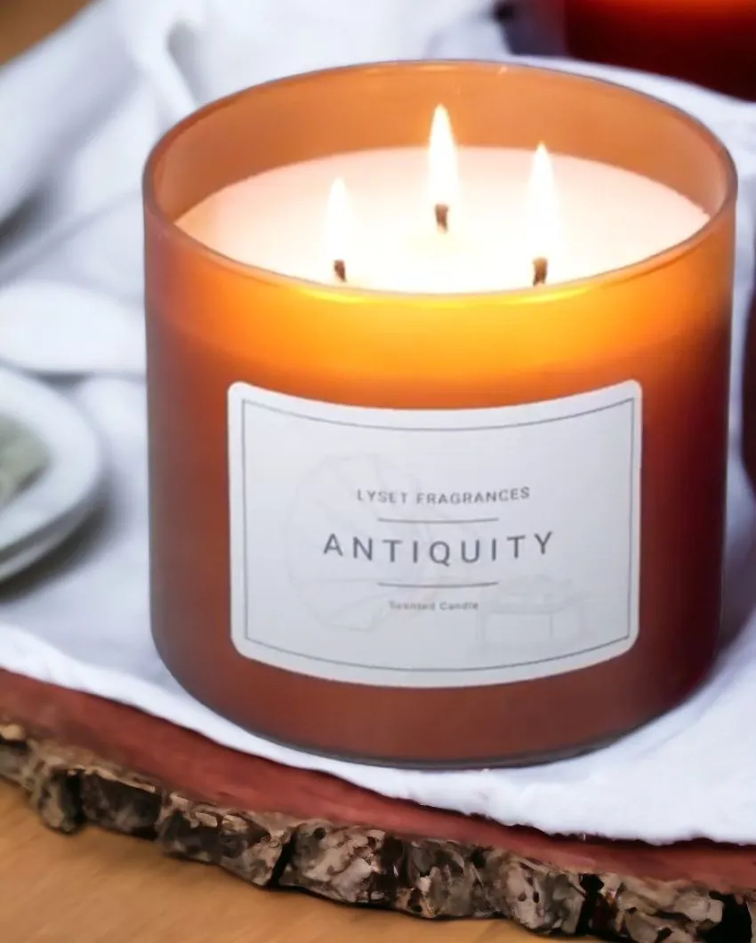 Antiquity Glass Jar Scented Candle