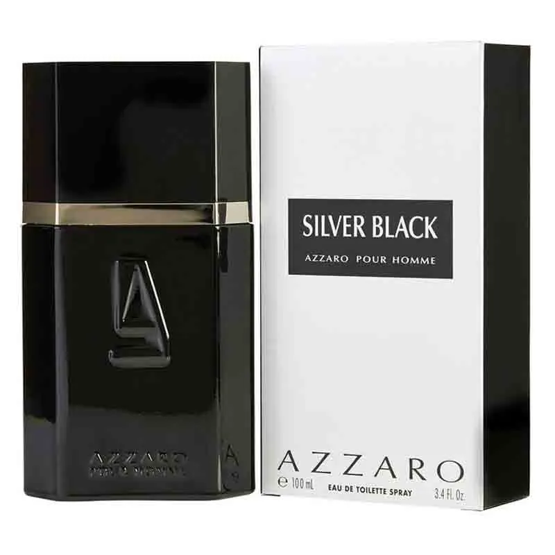 Azzaro Silver Black for Men EDT 100Ml