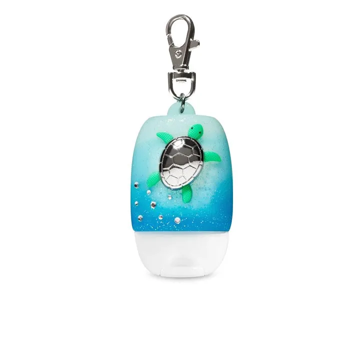 Bath & Body Works Blue Silver Sea Turtle Pocketbac Holder