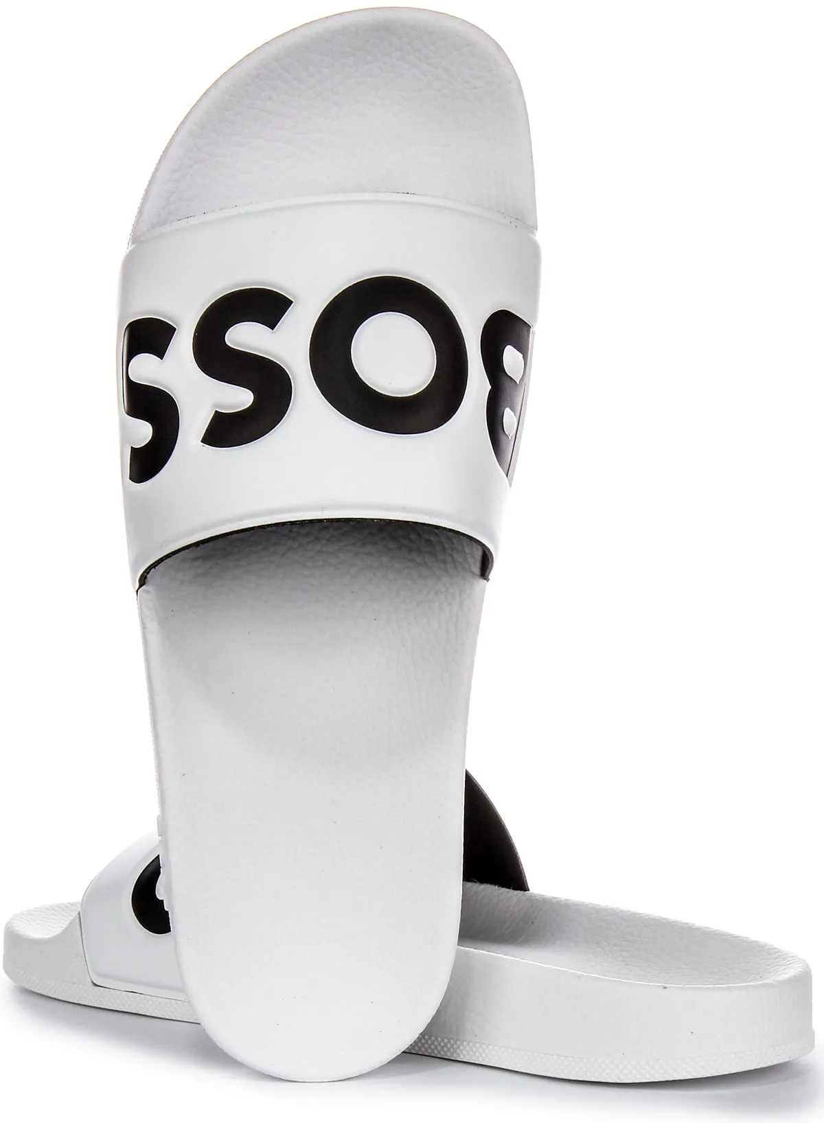 Boss Aryeh Slide In White Black For Men