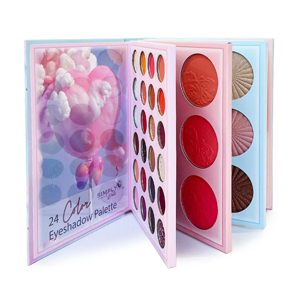 Coquette Book Palette Eyeshadow, Blush, Highlighter, Contour (1 unit)