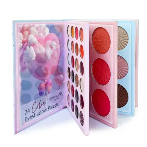 Coquette Book Palette Eyeshadow, Blush, Highlighter, Contour (1 unit)