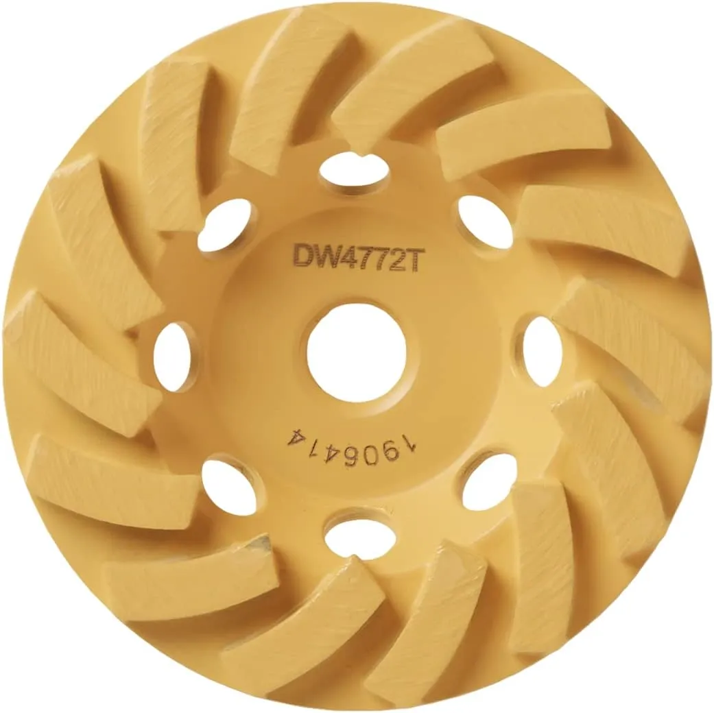 DEWALT DW4772T 4-Inch XP Turbo Diamond Cup Wheel