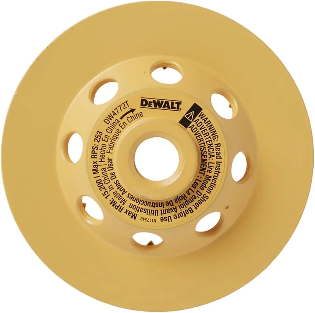 DEWALT DW4772T 4-Inch XP Turbo Diamond Cup Wheel