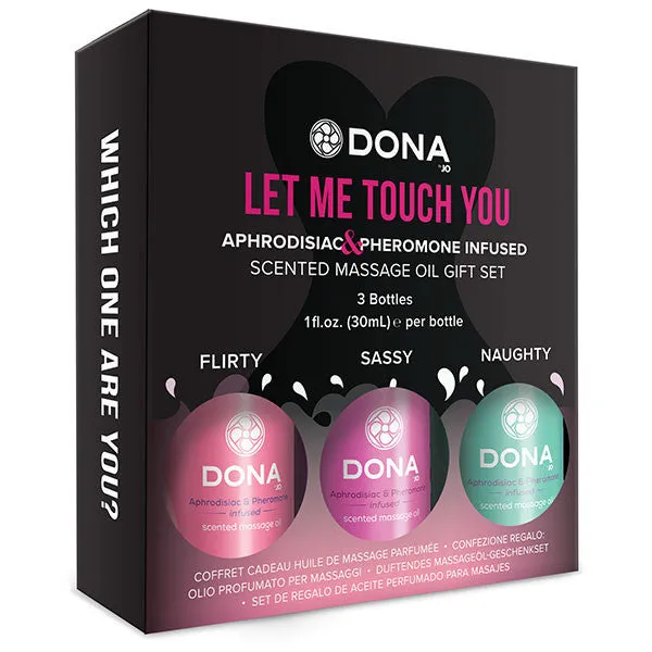 DONA LET ME TOUCH YOU MASSAGE GIFT SET