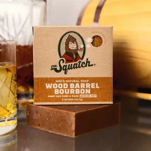 Dr. Squatch Wood Barrel Bourbon Soap