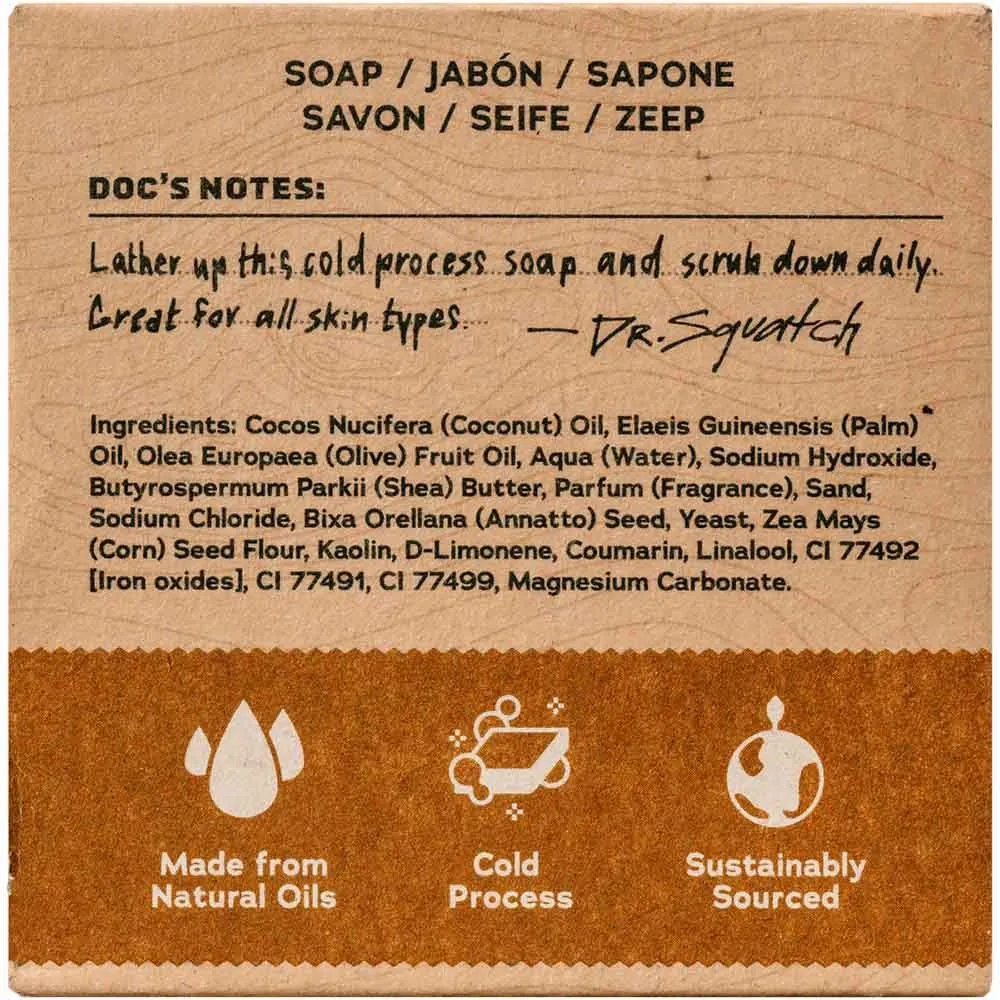 Dr. Squatch Wood Barrel Bourbon Soap