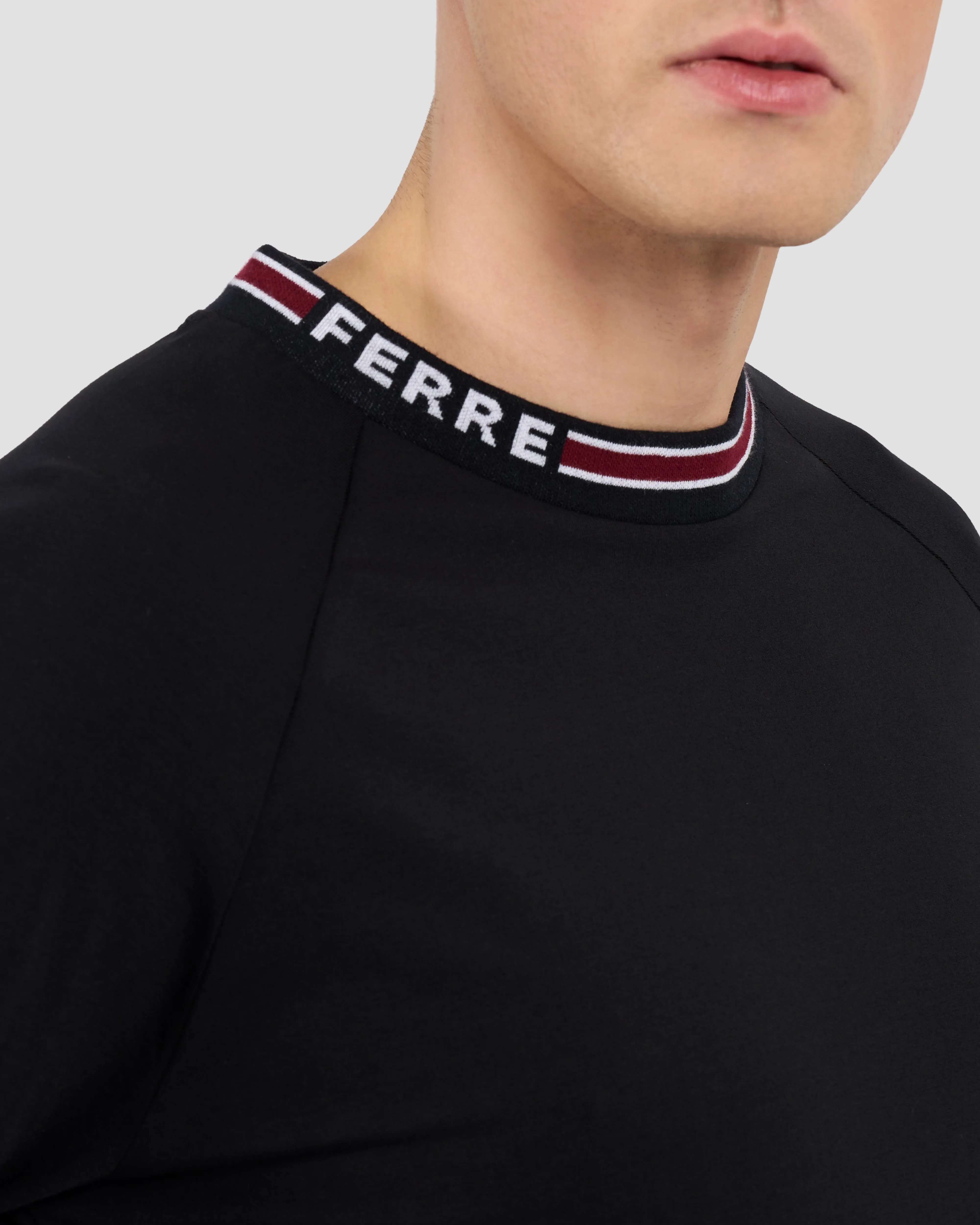 Ferré Ribbed Ringer Tee