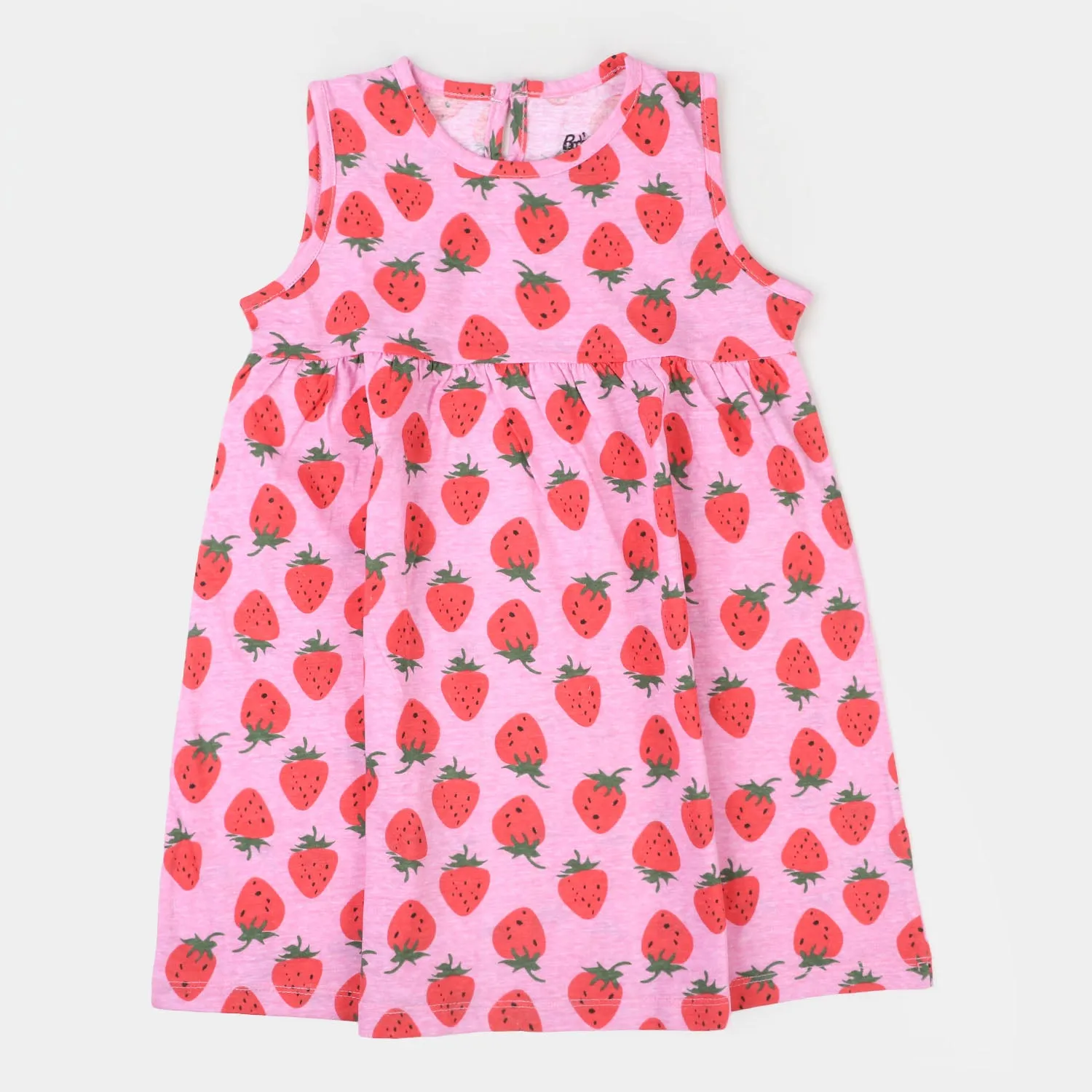 Girls Knitted Frock Strawberry - Pink