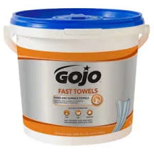 GOJO® Fast Towels 130 Count Bucket 4 PACK | 6298-04