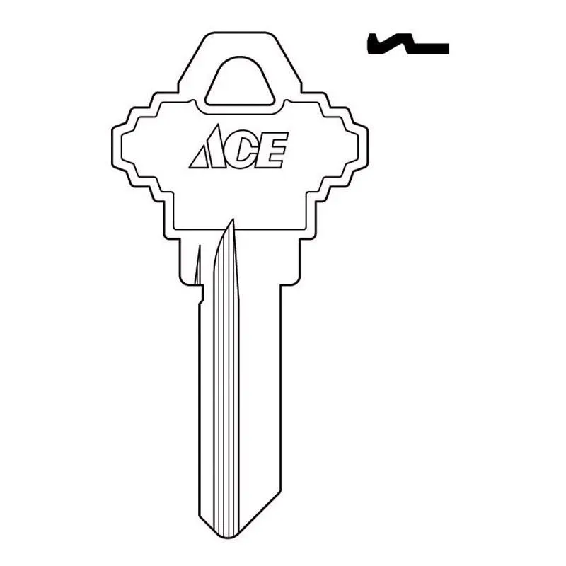 Hillman House Key Blank Single For Schlage Locks