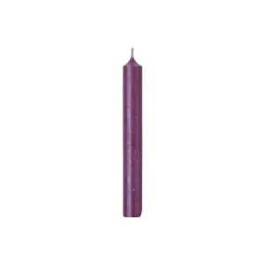 Ideal Home Range Dinner Candle Aubergine 18cm