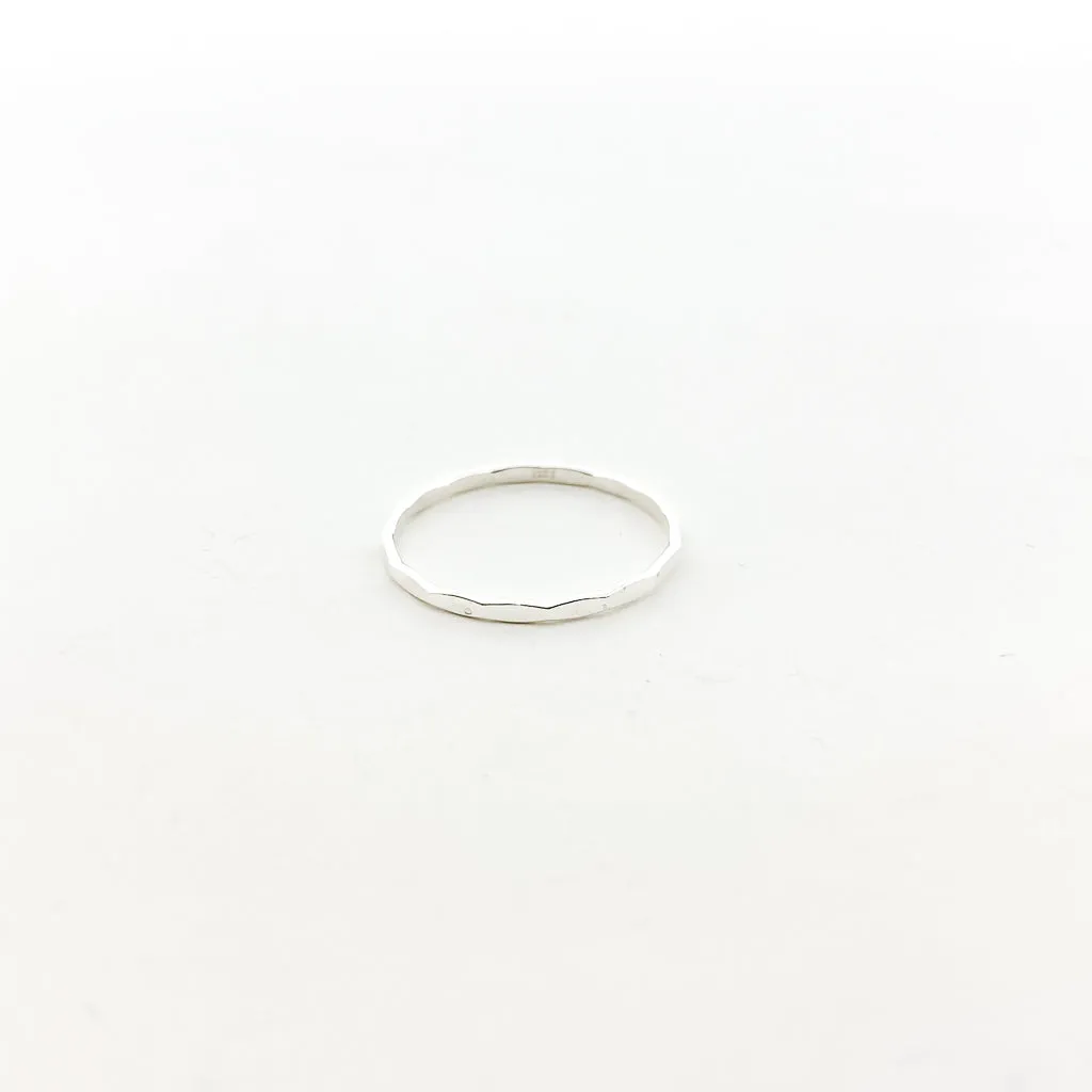 Iris Impressions Ring | Silver