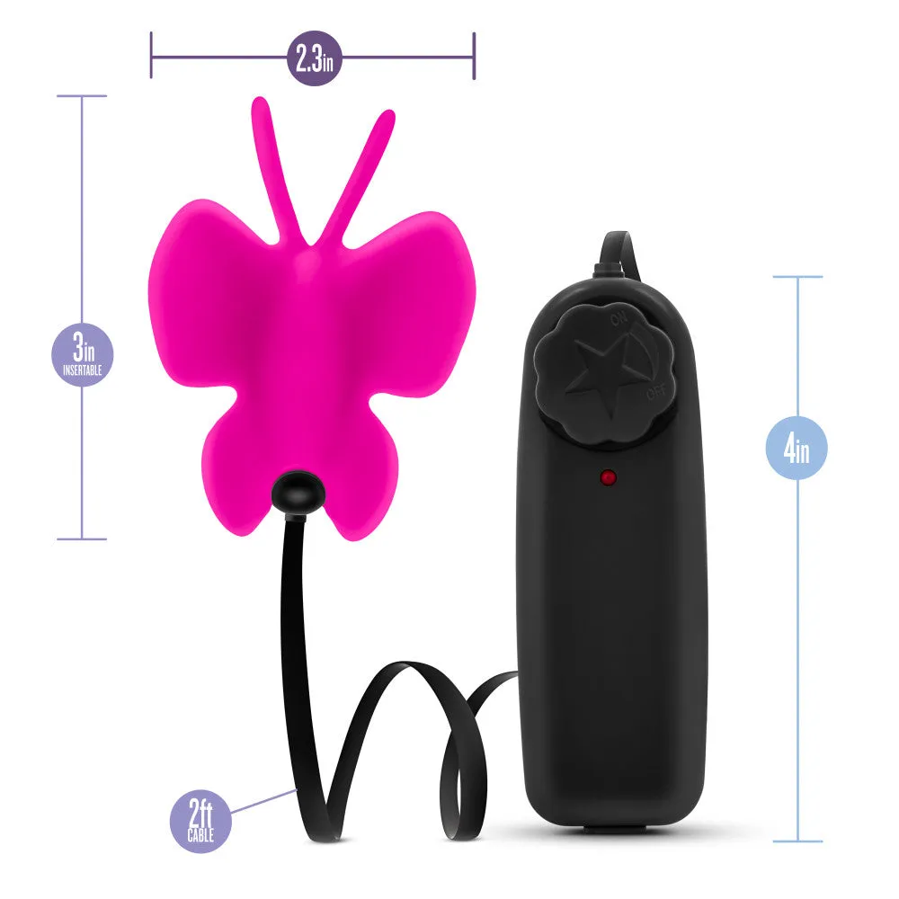 Luxe By Blush® | Butterfly Teaser Fuchsia 3-Inch Vibrating Bullet