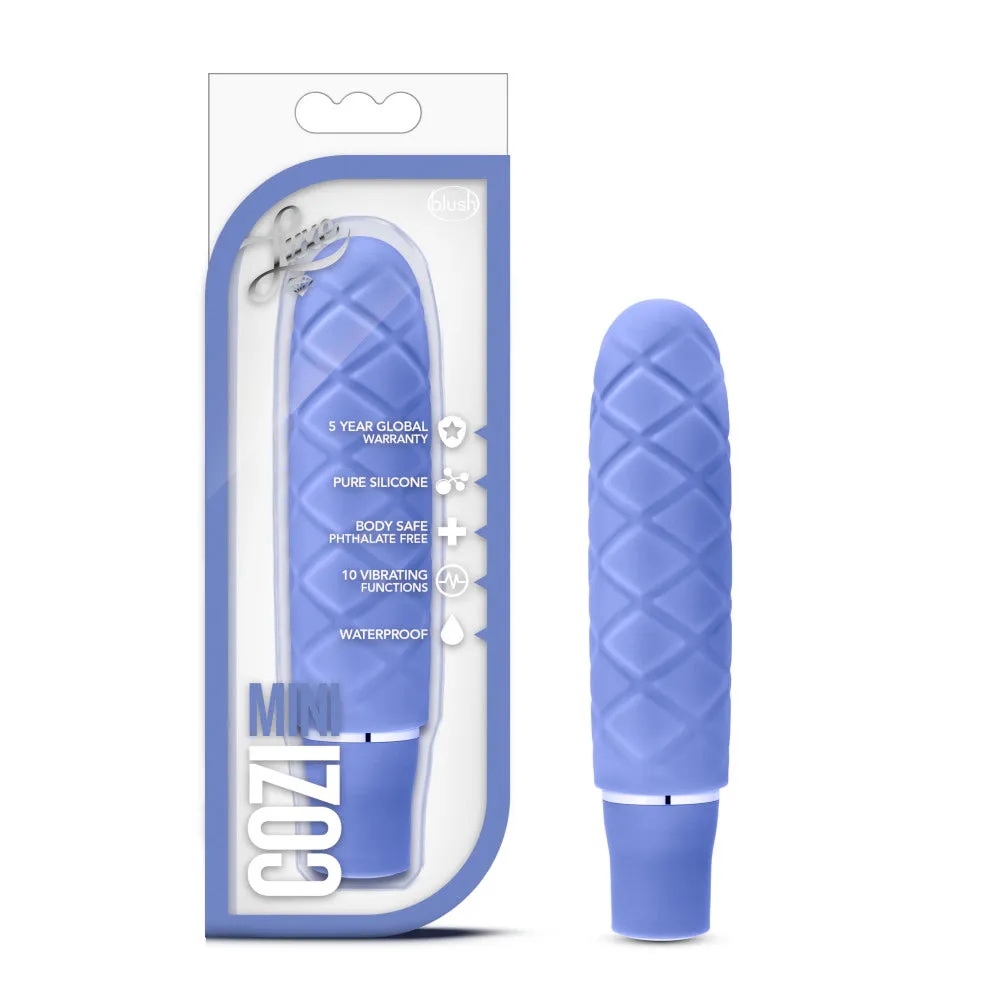 Luxe By Blush® | Cozi Periwinkle 4.75-Inch Vibrating Mini Vibrator