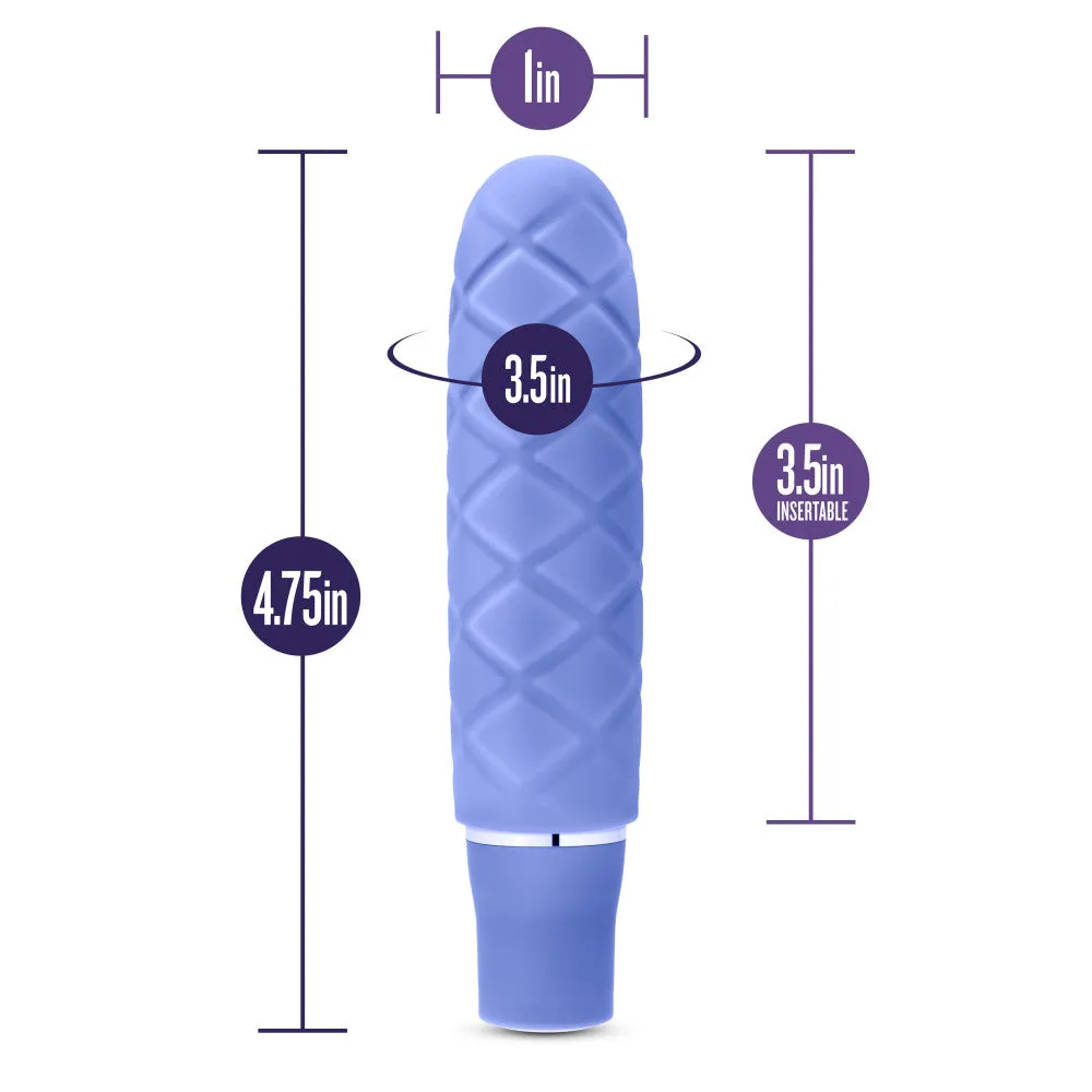 Luxe By Blush® | Cozi Periwinkle 4.75-Inch Vibrating Mini Vibrator