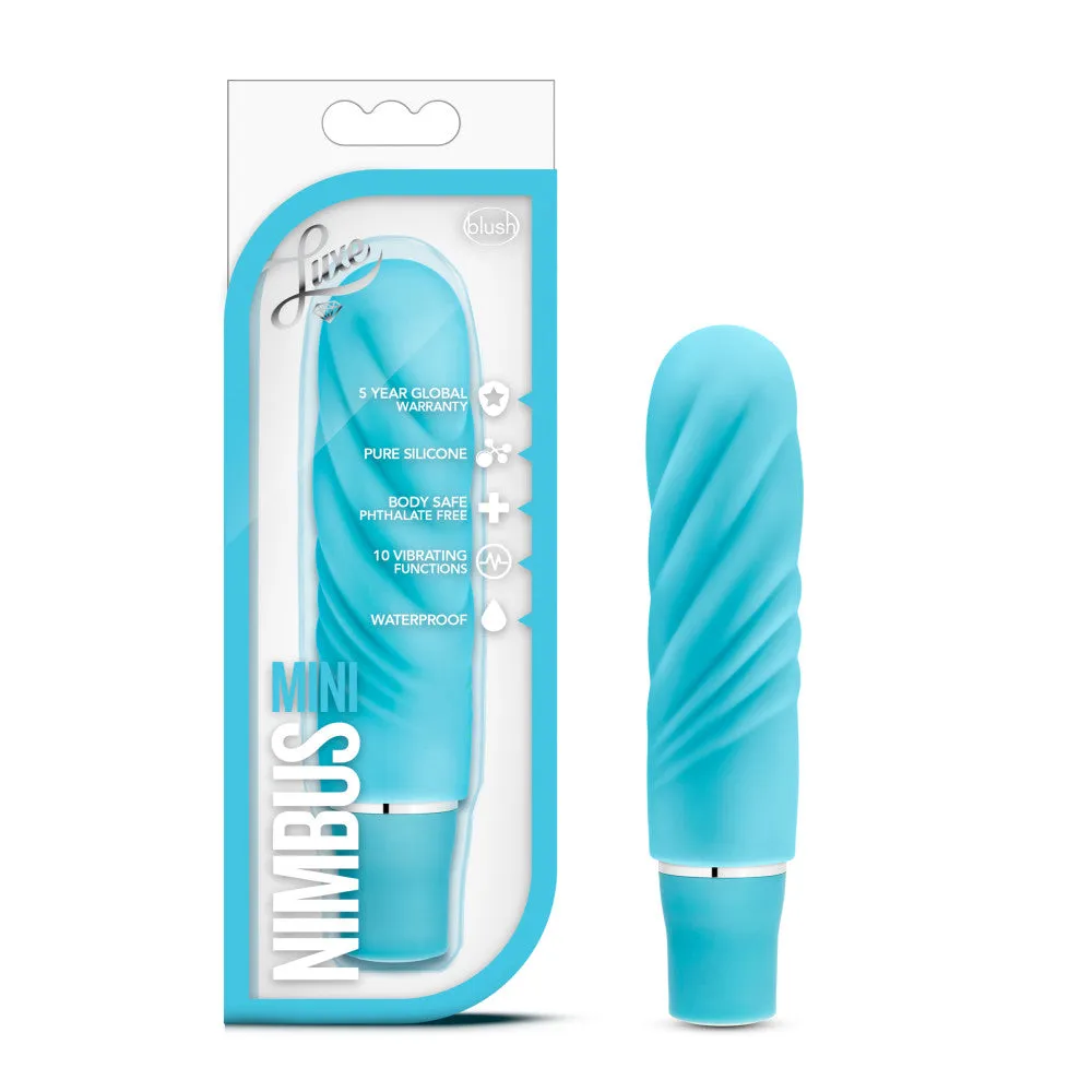 Luxe By Blush® | Nimbus Aqua 4.75-Inch Vibrating Mini Vibrator