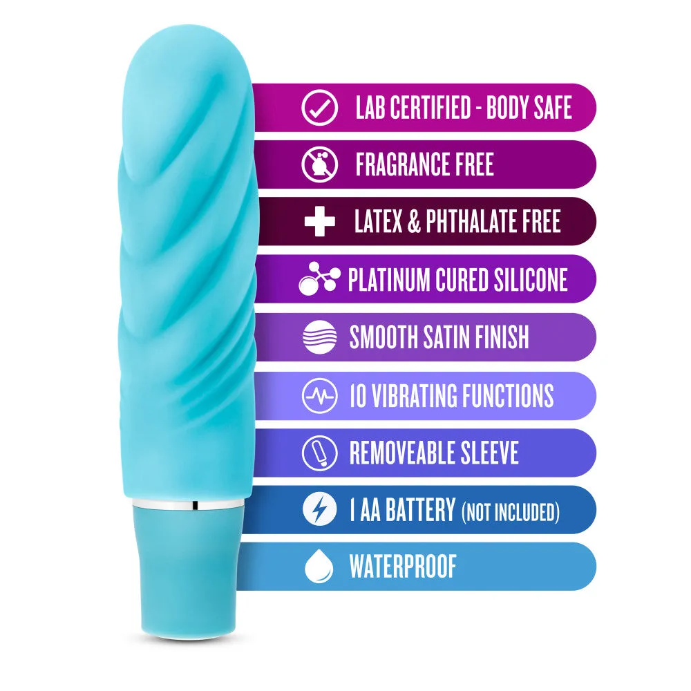 Luxe By Blush® | Nimbus Aqua 4.75-Inch Vibrating Mini Vibrator