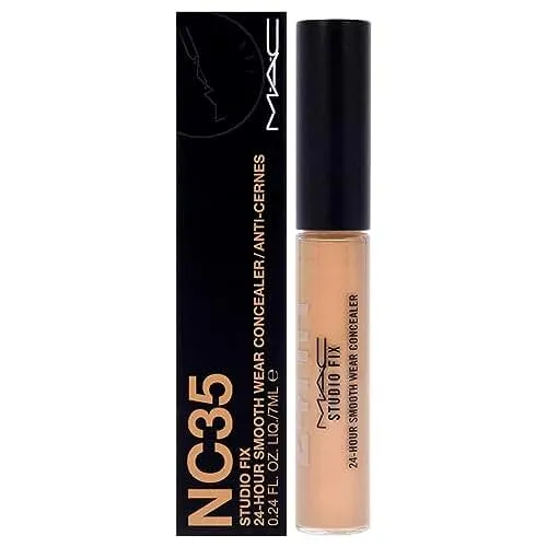 MAC COSMETICS/STUDIO FIX 24-HOUR SMOOTH WEAR CONCEALER (NC35) 0.23 OZ (7 ML)