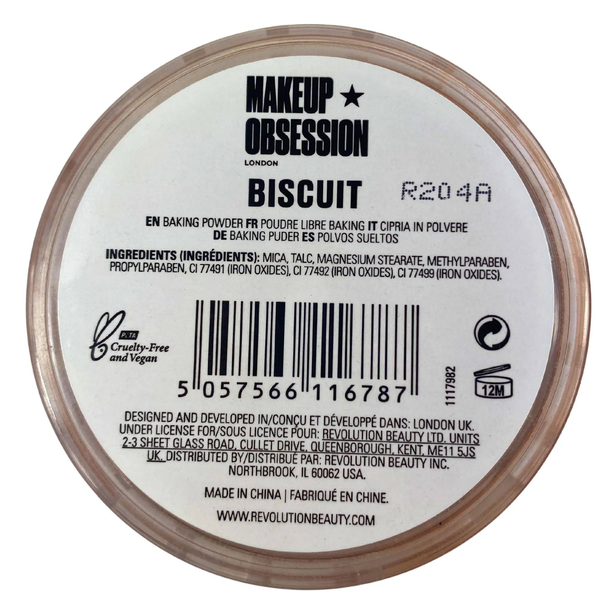 Makeup Obsession Pure Bake Biscuit Baking Powder 0.28OZ (72 Pcs Lot)