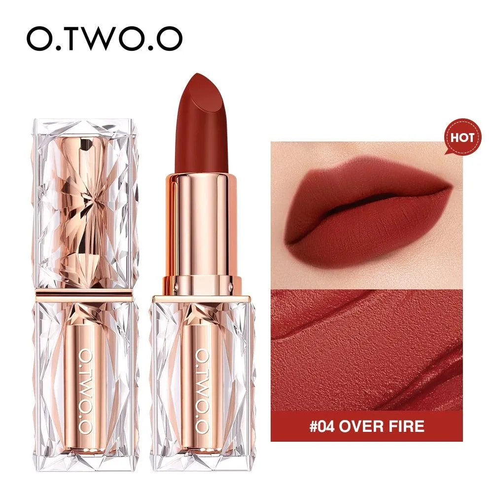 Matte Lipstick 6 Color Waterproof Non-Sticky Cup, Long Lasting Women Sexy Red Velvet Lip Tint Lip Glaze Makeup Cosmetics