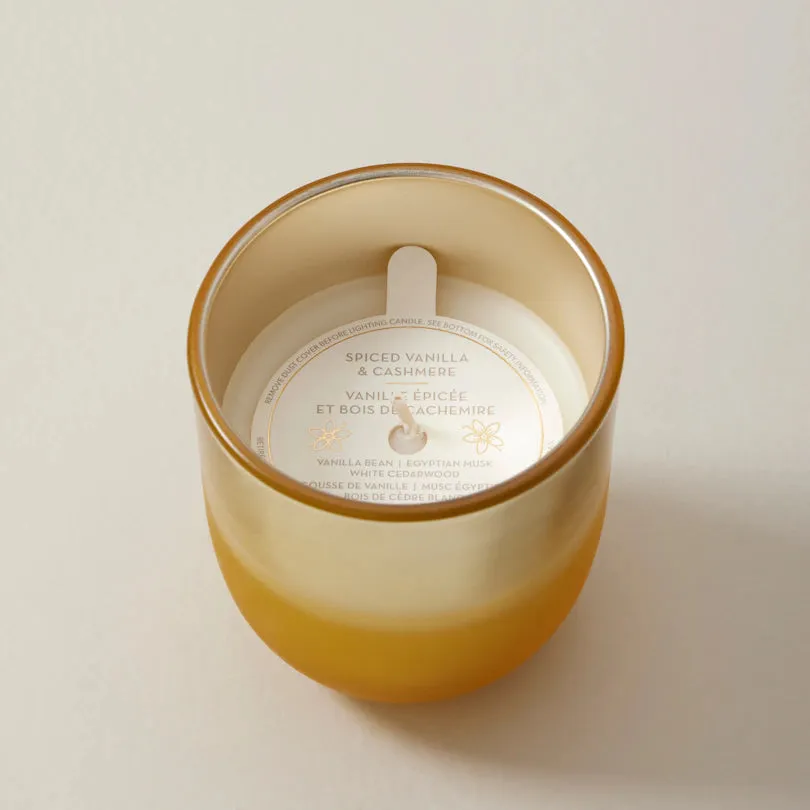 MINI MERCURY GLASS CANDLE, SPICED VANILLA & CASHMERE