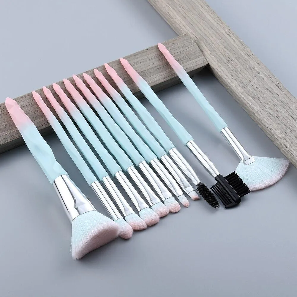 New Micron Crystalline Technology Design Makeup Brushes Set