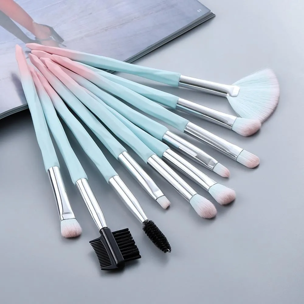 New Micron Crystalline Technology Design Makeup Brushes Set