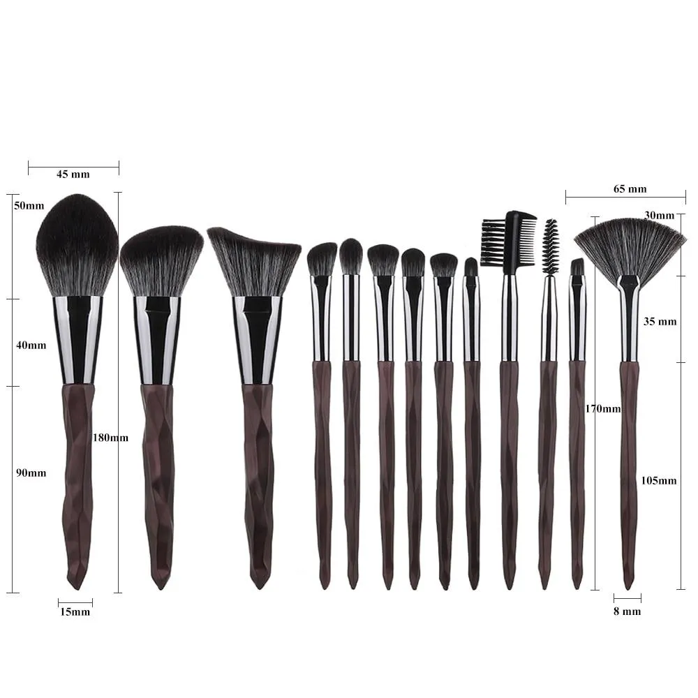 New Micron Crystalline Technology Design Makeup Brushes Set