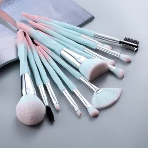 New Micron Crystalline Technology Design Makeup Brushes Set