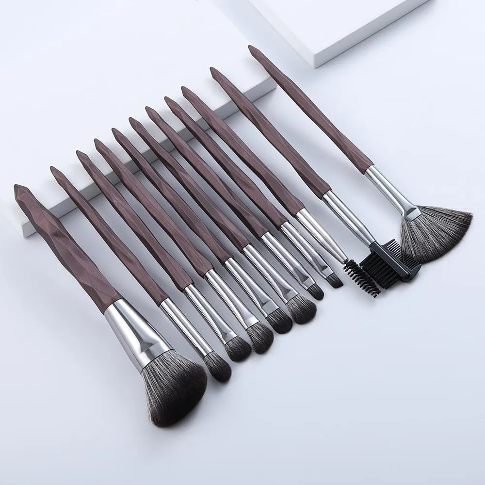 New Micron Crystalline Technology Design Makeup Brushes Set