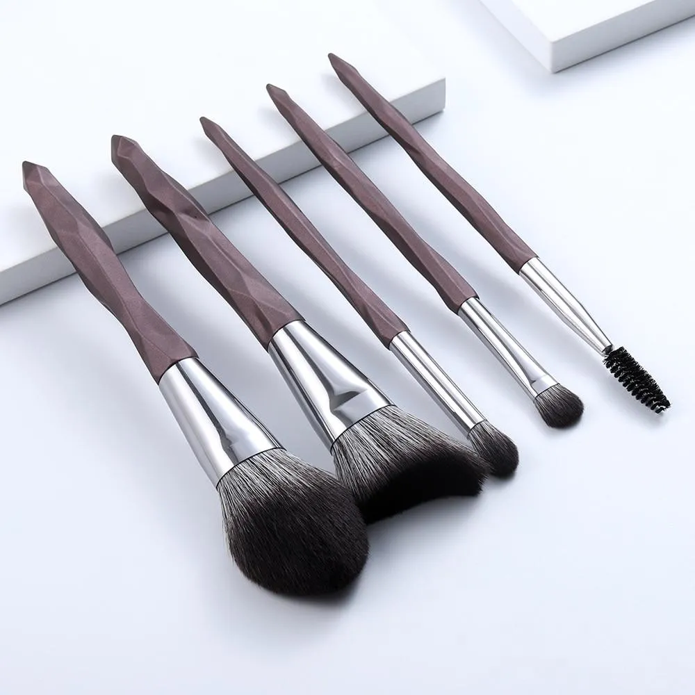 New Micron Crystalline Technology Design Makeup Brushes Set