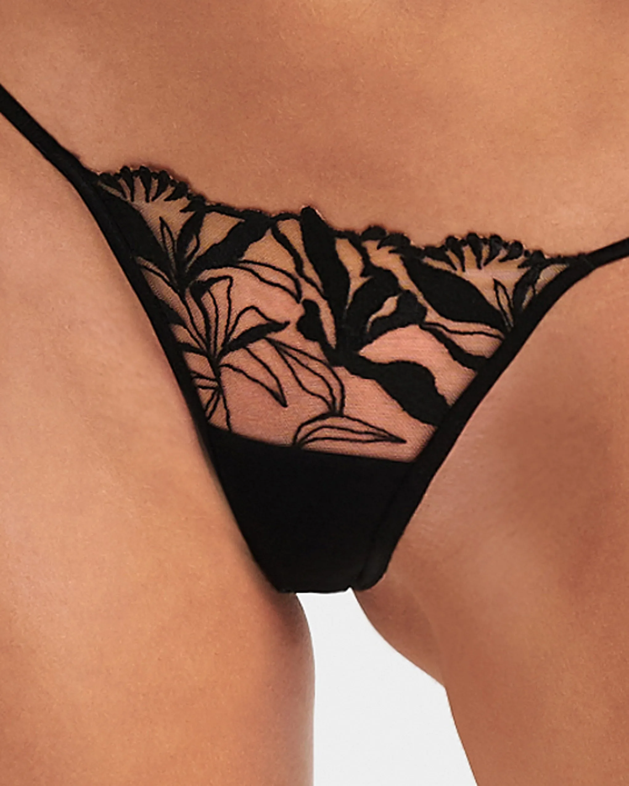 Persephone Panty Sheer/Black