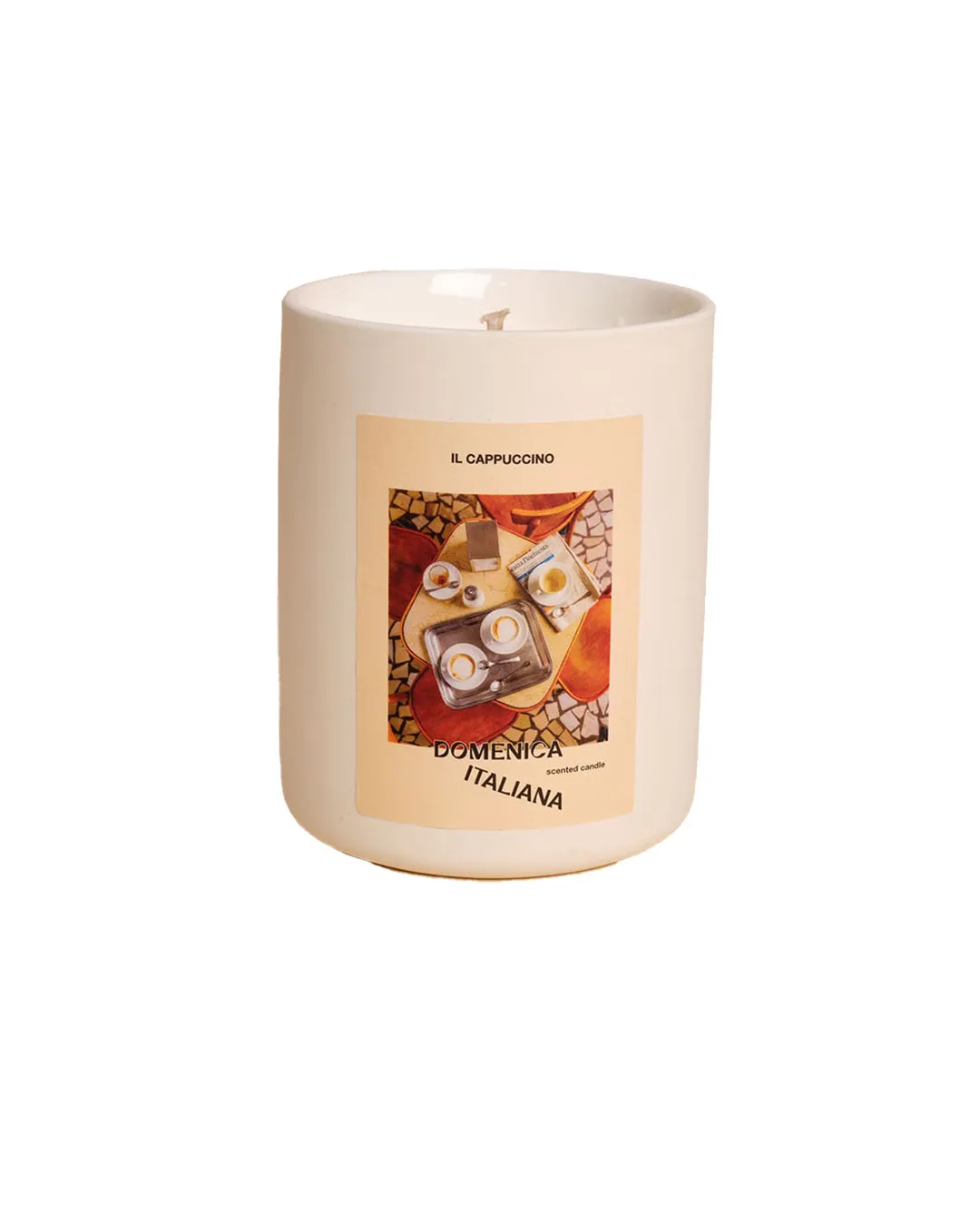 "Cappuccino" candle