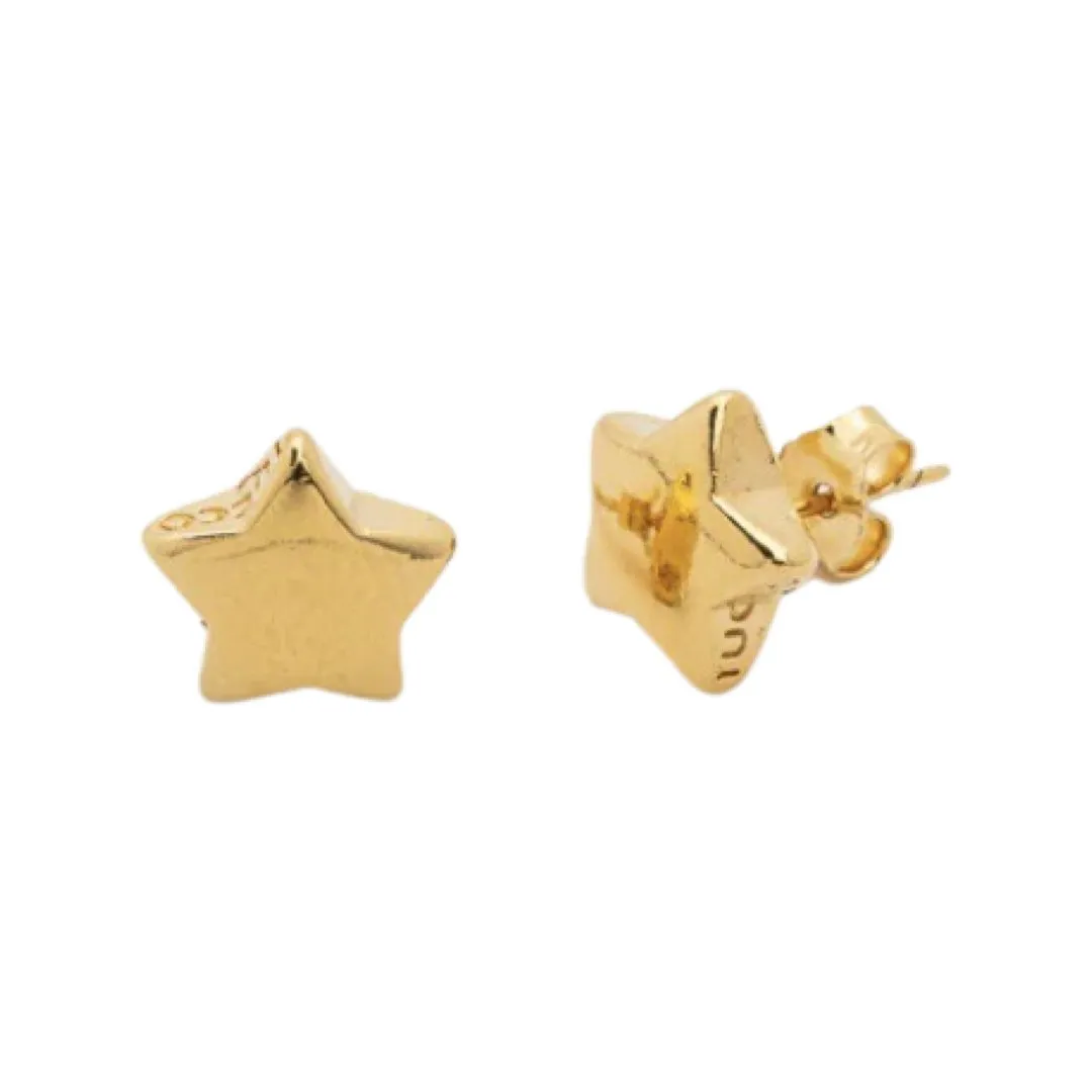 TUCCO SOLID STAR STUD EARRINGS