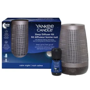 Yankee Candle - Bronze Starter Kit & Calm Night Sleep Diffuser Starter Kit - UK Plug